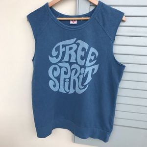 Junk Food Clothing FREE SPIRIT TANK/MUSCLE TEE